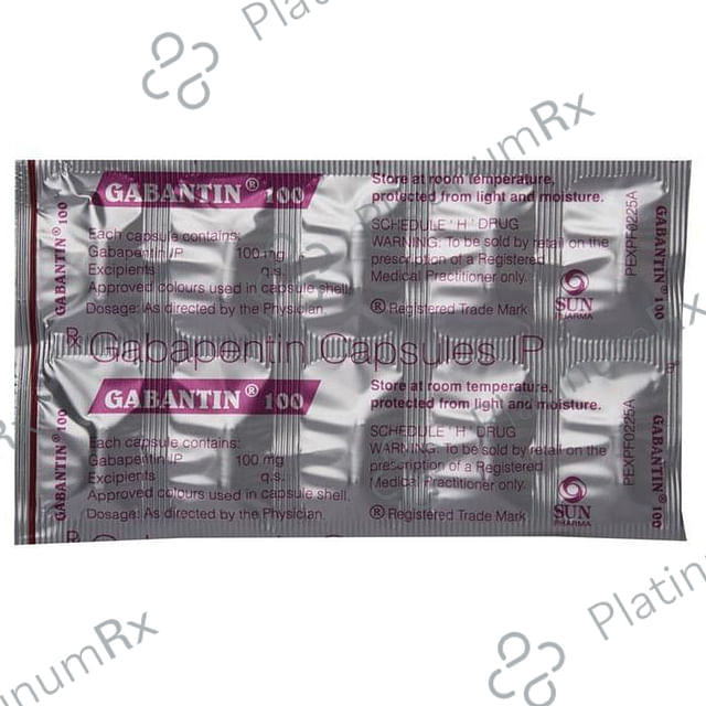 Gabantin 100mg Capsule 10s
