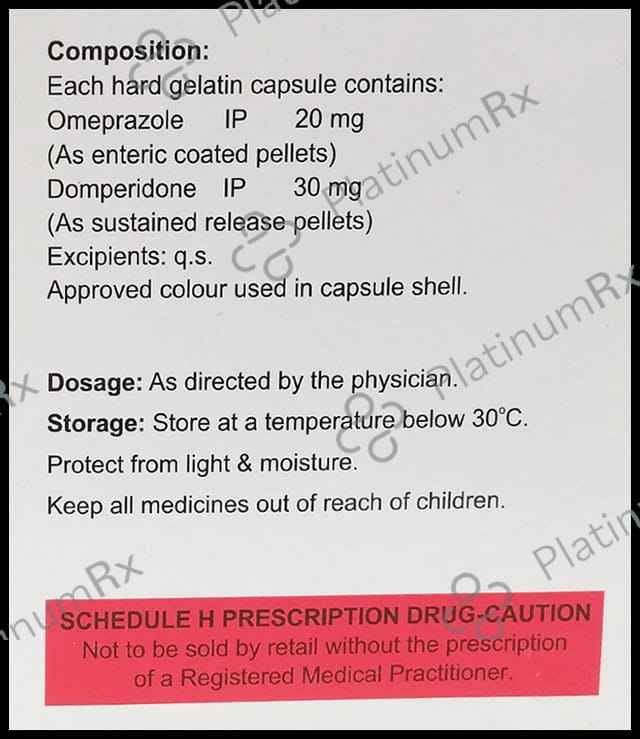 Omifred D 30/20mg Capsule 10s