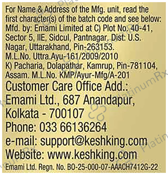 Kesh King Scalp Ayurvedic Oil 100ml