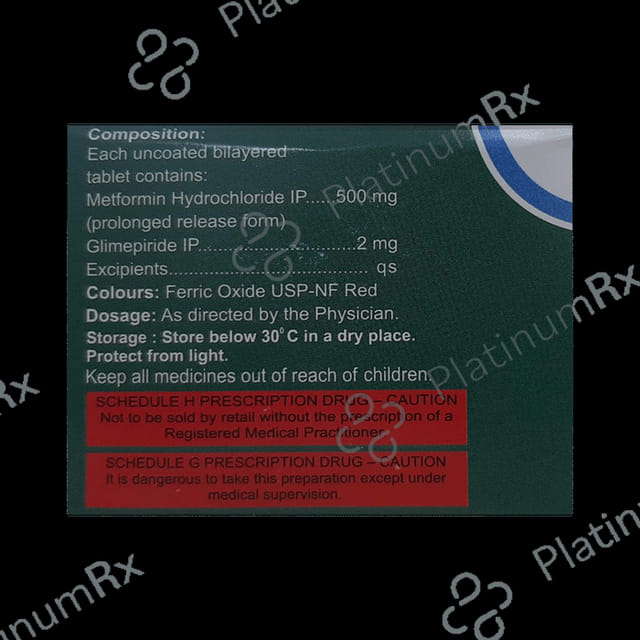 Prime G 2/500mg Tablet PR 10s