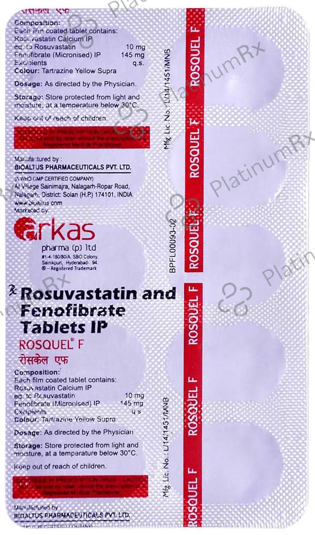 Rosquel F 145mg/10mg Tablet