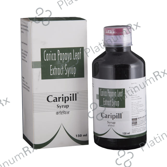 Caripill Carica Papaya Leaf Extract Syrup 150ml