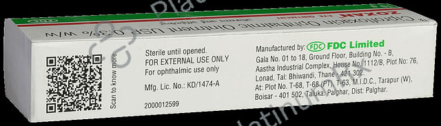 Zoxan Eye Ointment 10gm