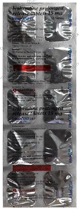 Irban OD 15mg Tablet PR 10s