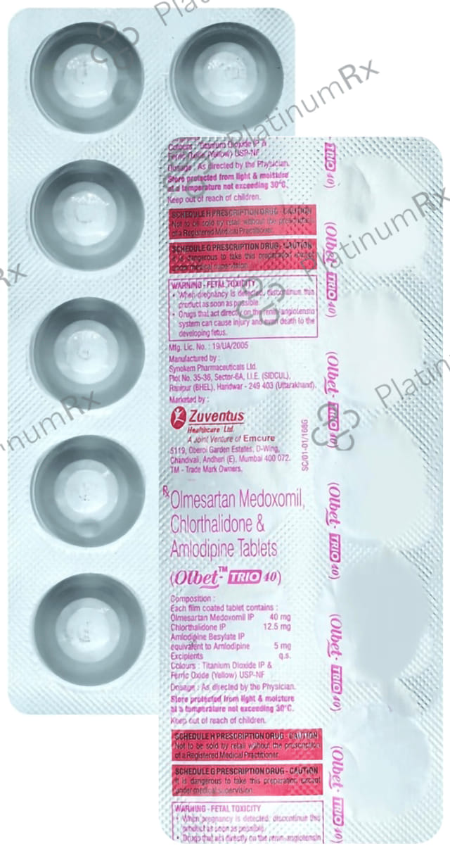 Olbet-Trio 40 Tablet