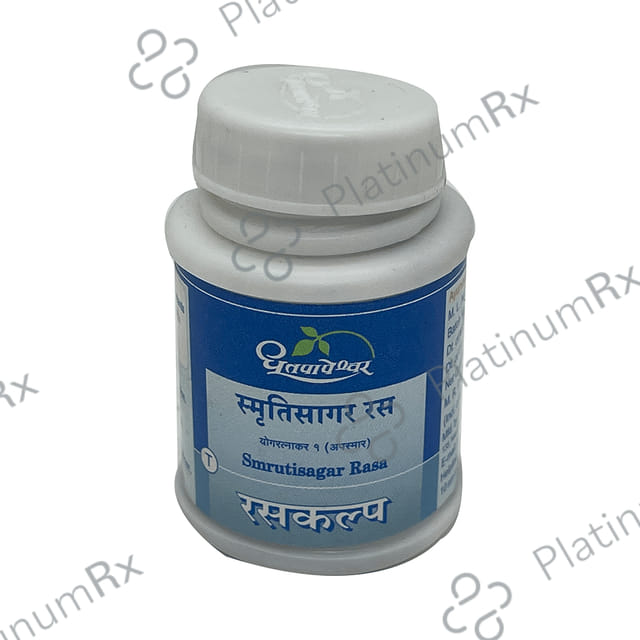 Dhootapapeshwar Smrutisagar Rasa Tablet 25 tablets