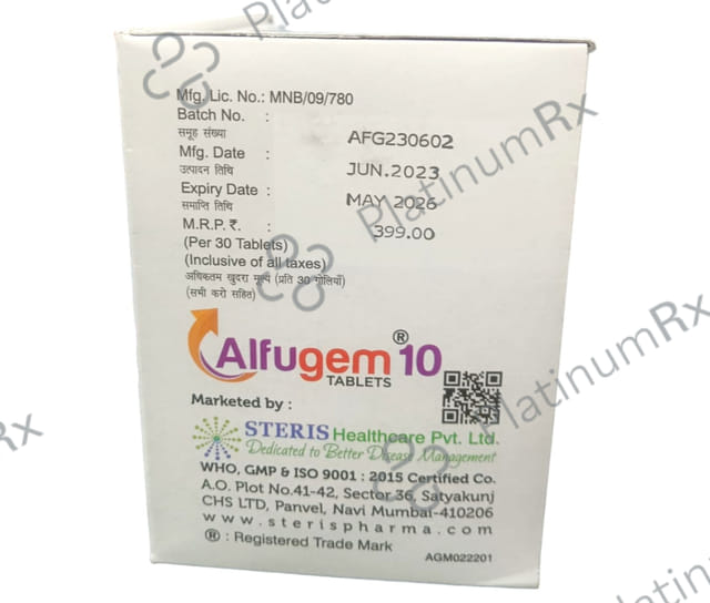 Alfugem 10mg Tablet PR 30s