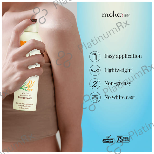 Moha Sunscreen SPF 50 PA+++ Spray 170gm