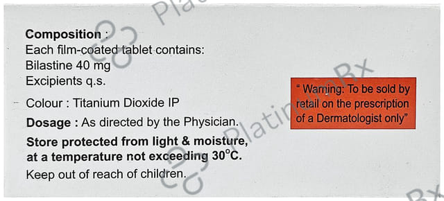 Bilast 40mg Tablet 10s