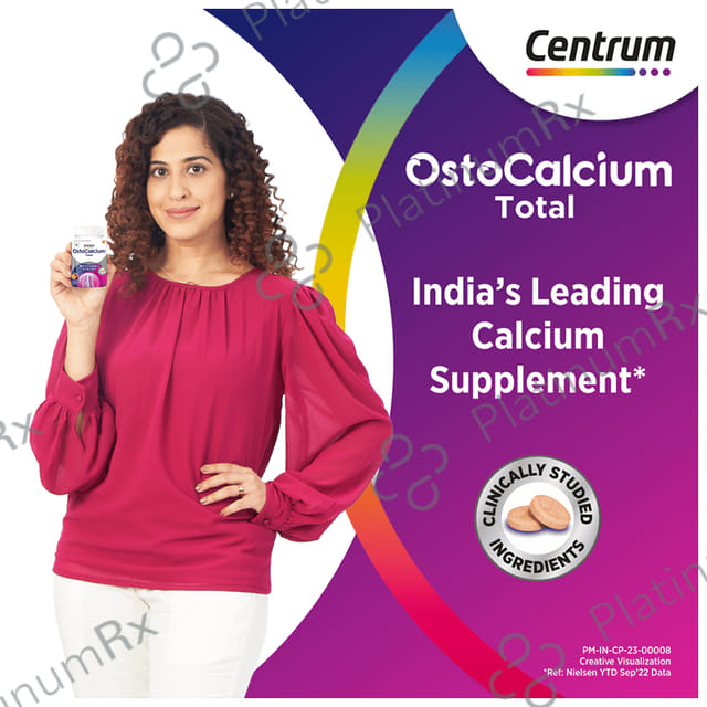 Centrum Ostocalcium Total Mixed Fruit Chewable Tablet 30s