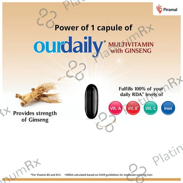 OurDaily Multivitamin with Ginseng Soft Gelatin Capsule 10s