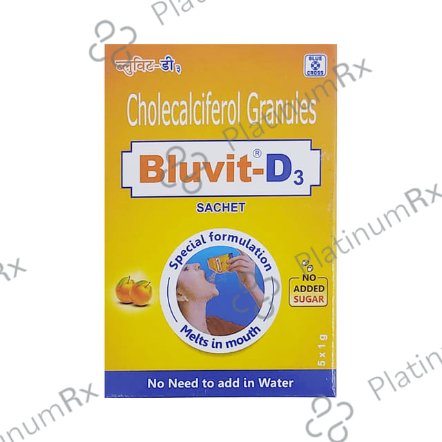 Bluvit D3 60000IU Granules 1gm