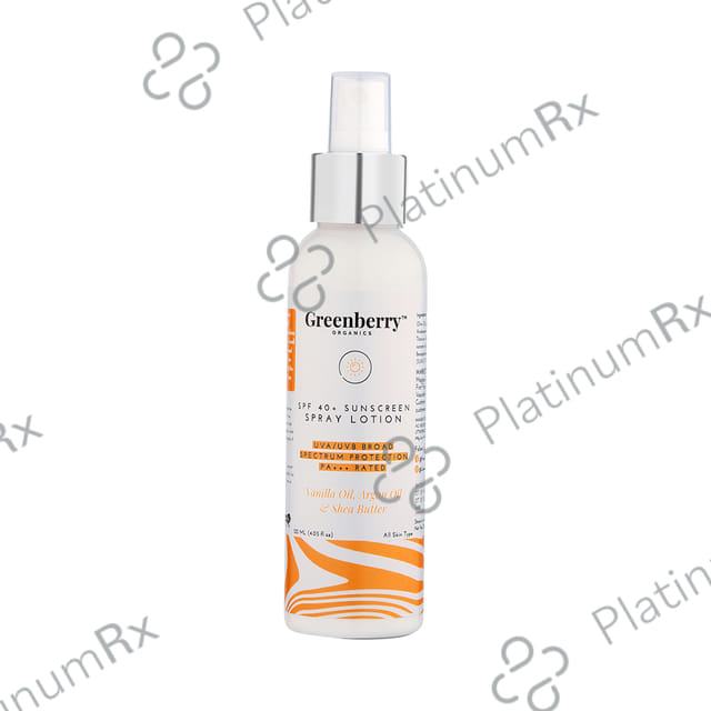 Greenberry Organics Sunscreen Spray SPF 40+ Lotion 120ml