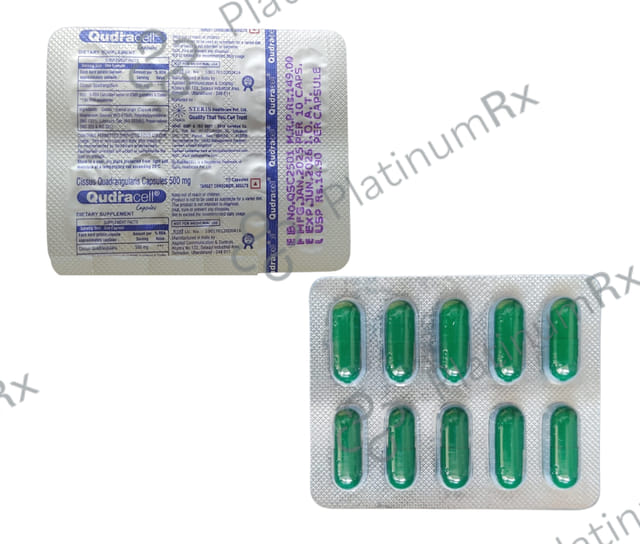 Qudracell Cissus 500mg Quadrangularis Capsule 10s