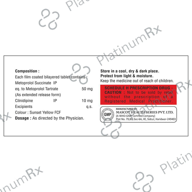 Cilmax-MT 10/50 Tablet