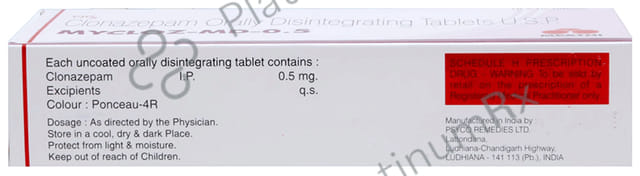 Mycloz 0.5mg Tablet MD