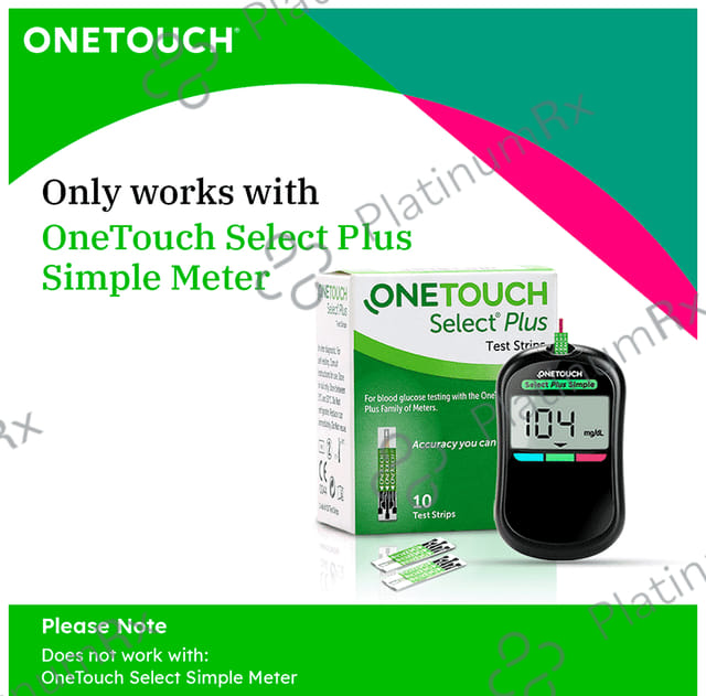 OneTouch Select Plus Test Strip Green 10s