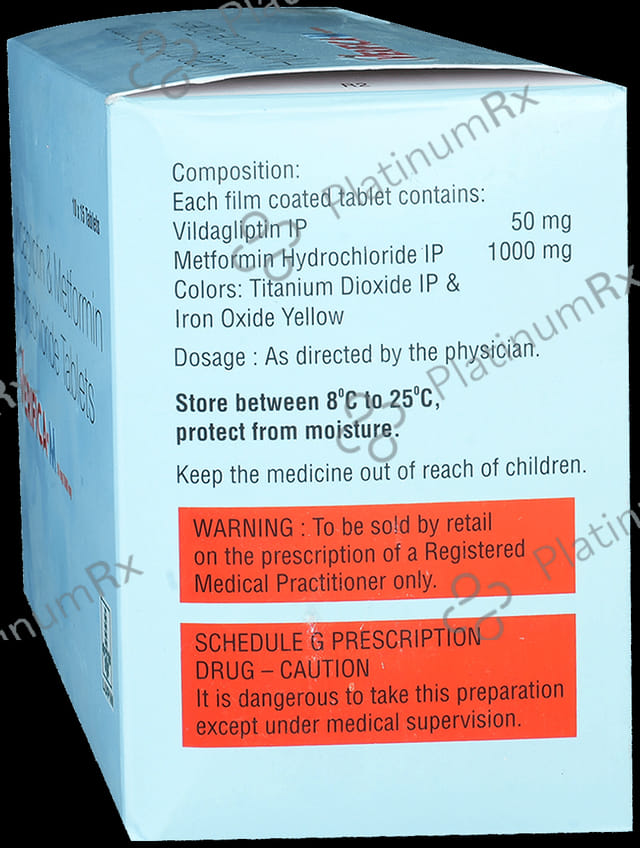 Verifica M 1000/50mg Tablet 15s