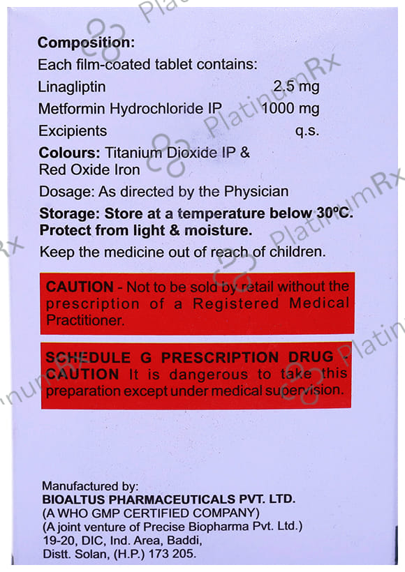 Yulina Met 2.5/1000 MG Tablet