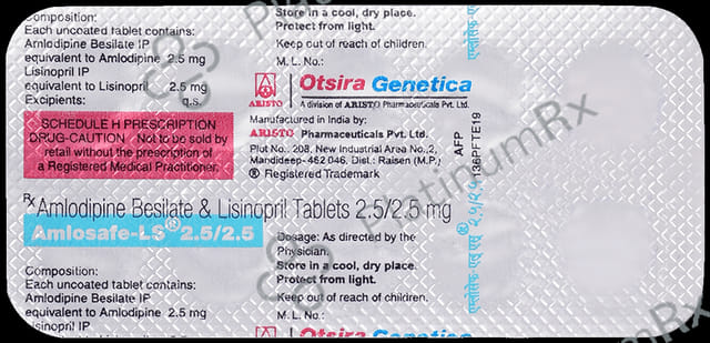 Amlosafe-LS 2.5mg/2.5mg Tablet