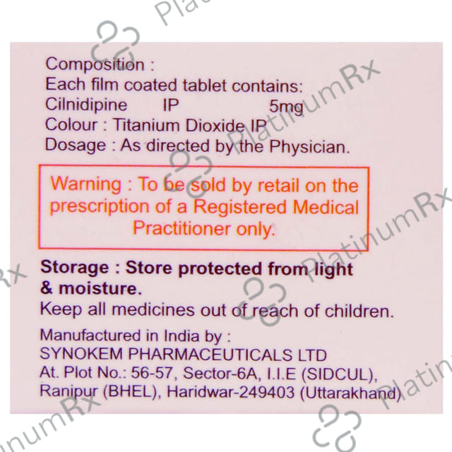 Cilidin 5mg Tablet 10s