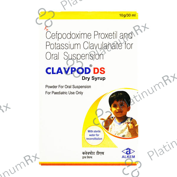 Clavpod DS 100/62.5mg Dry Syrup 30ml