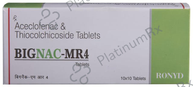 Bignac MR 4/100mg Tablet 10s