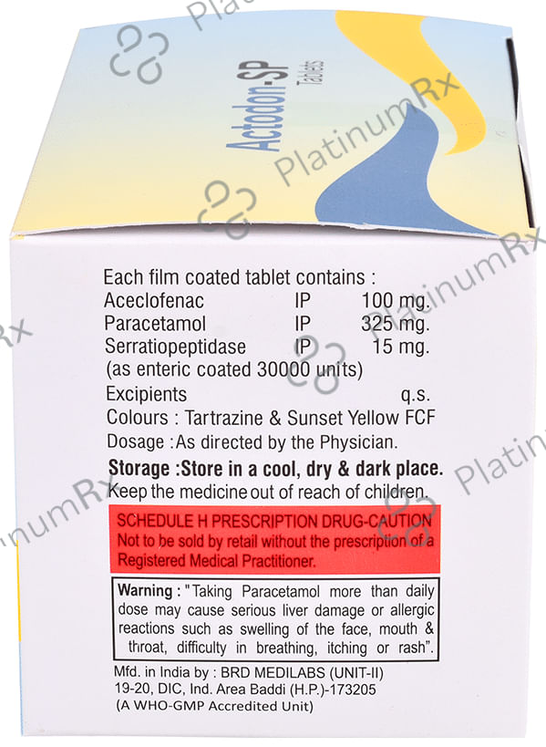 Actodon SP Tablet 10s