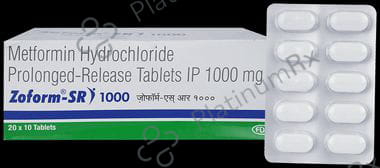 Zoform PR 1000mg Tablet 10s