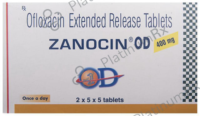 Zanocin OD 400mg Tablet ER 5s
