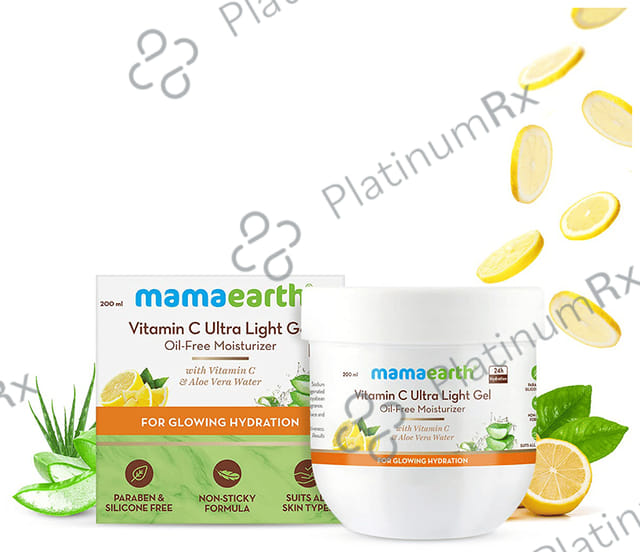 Mamaearth Vitamin C Ultra Light Gel Oil Free Moisturizer 200ml