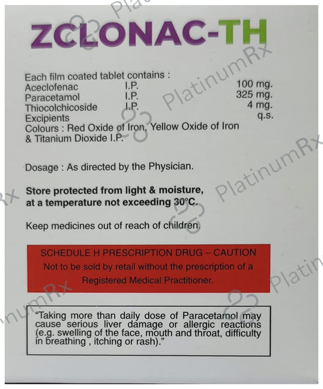 Zclonac TH Tablet 10s