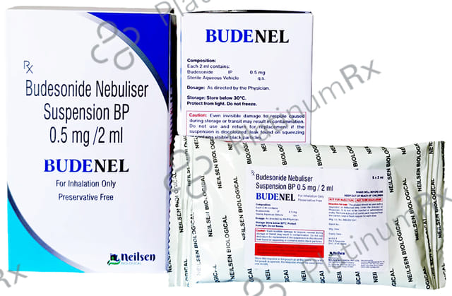 Budenel 500mcg (Preservative Free) Nebuliser 5X2ml