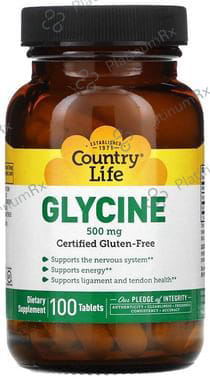 Country Life Glycine 500mg Tablet