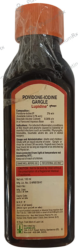 Lupidine 2% Gargle 100ml