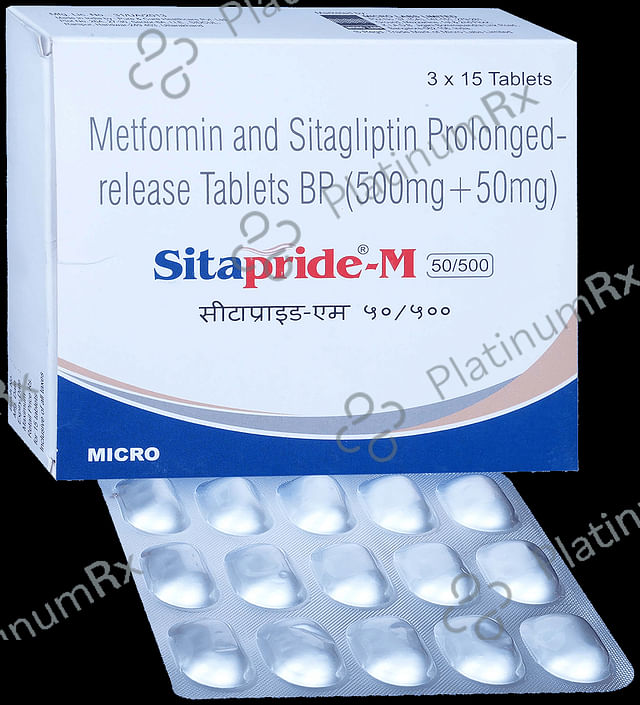 Sitapride M 50/500mg Tablet 15s