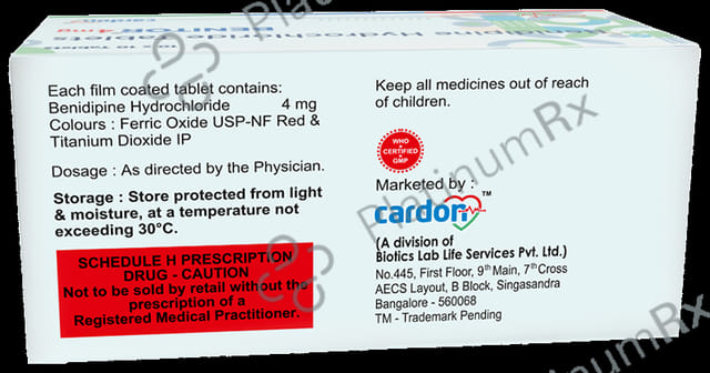 Benitor 4mg Tablet