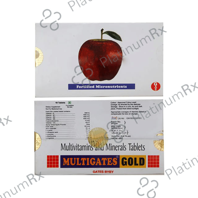 Multigates Gold Tablet 10s