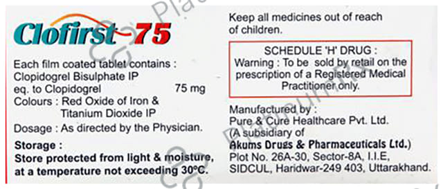 Clofirst 75mg Tablet 10s