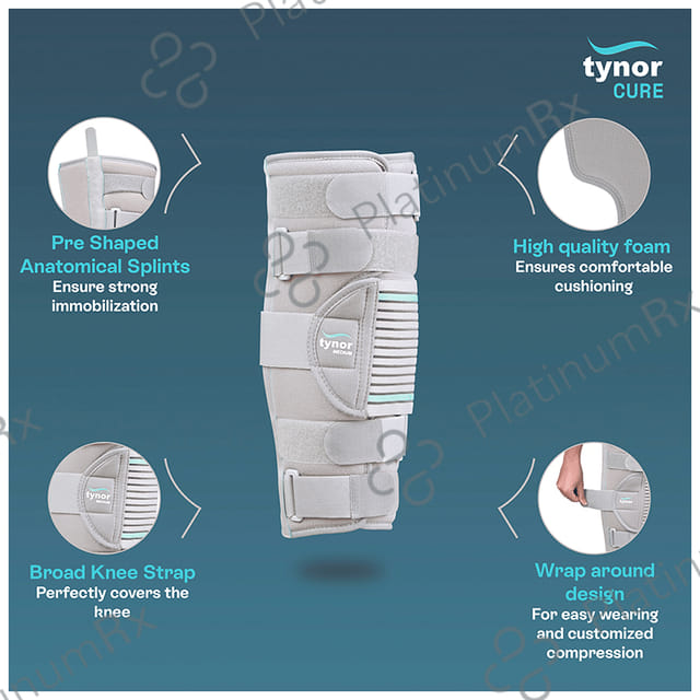 Tynor D 44 Knee Immobilizer Child Grey