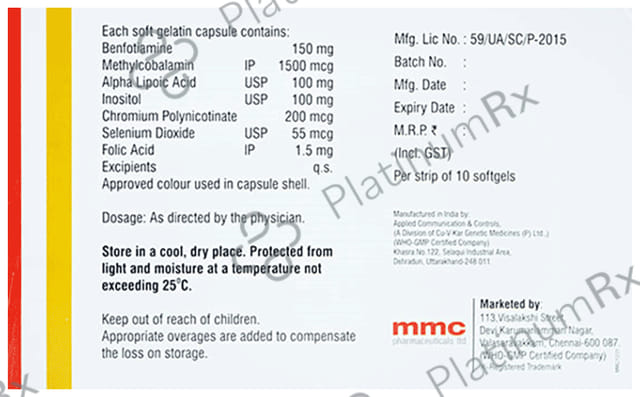Medineuron BT Plus Capsule 10s