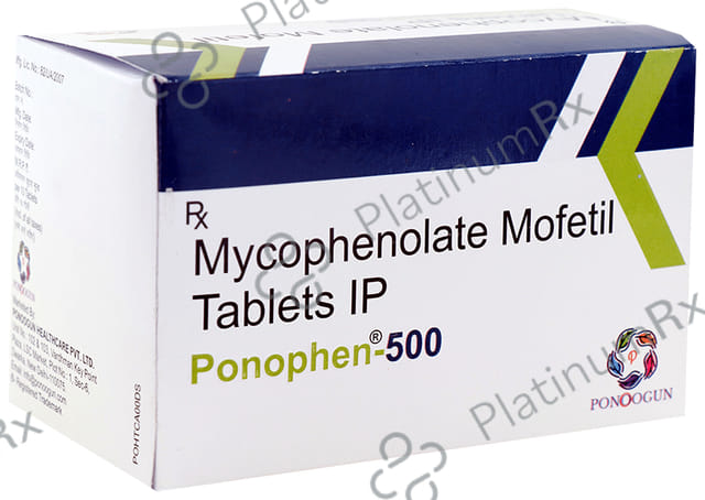 Ponophen 500mg Tablet 10s