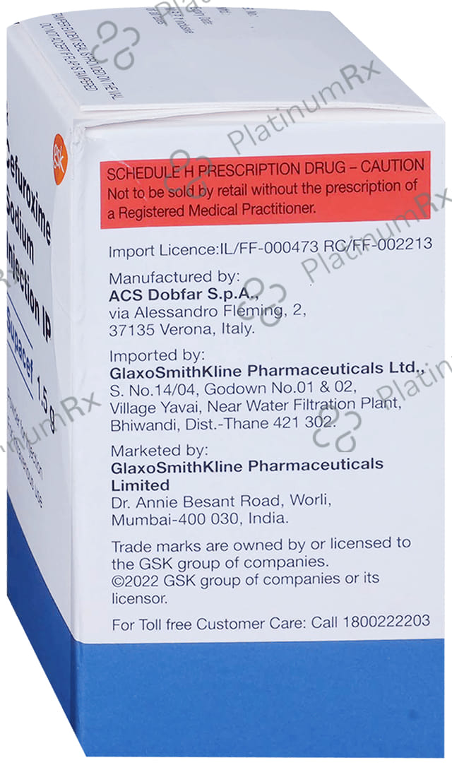 Supacef 1.5gm Powder for Injection 10ml
