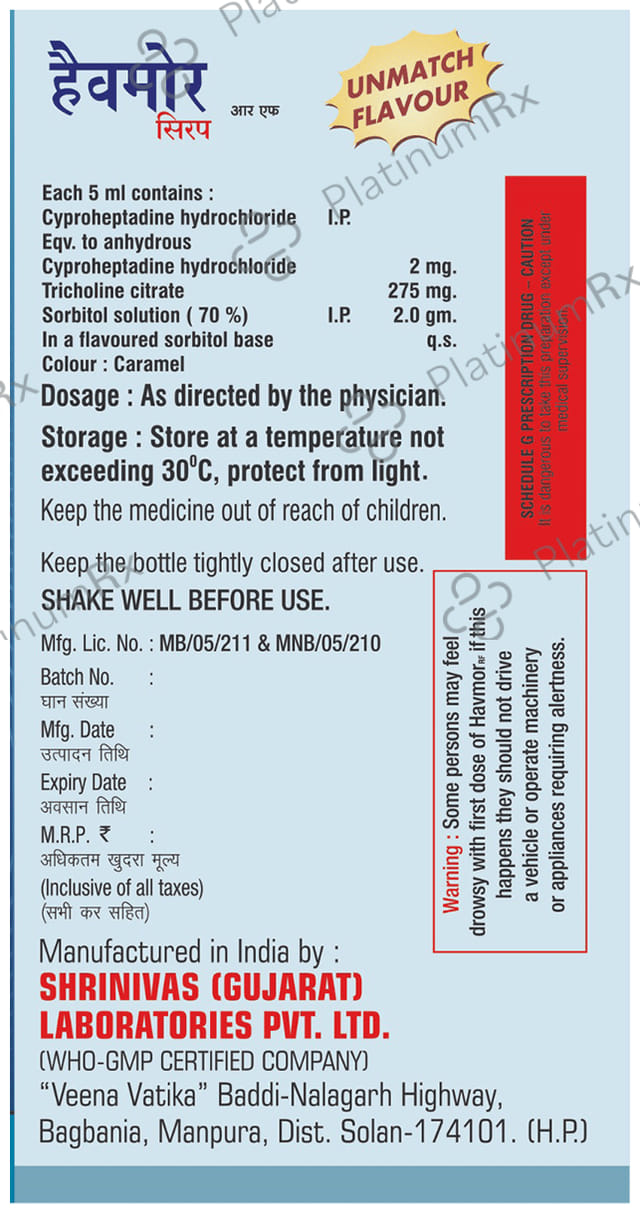 Havmor Syrup 200ml