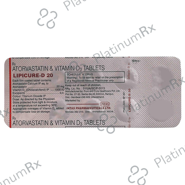 Lipicure-D 20 Tablet
