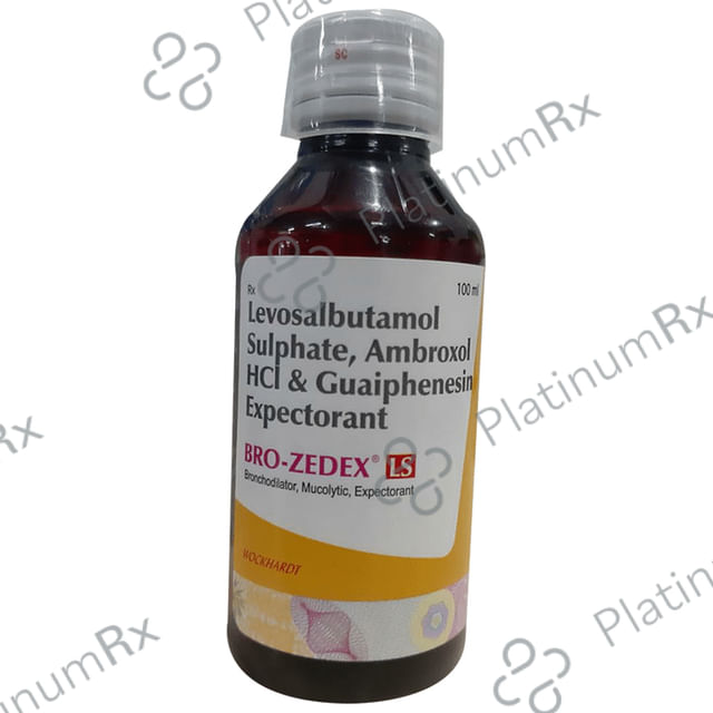 Bro Zedex LS 30/50/1mg Syrup 100ml