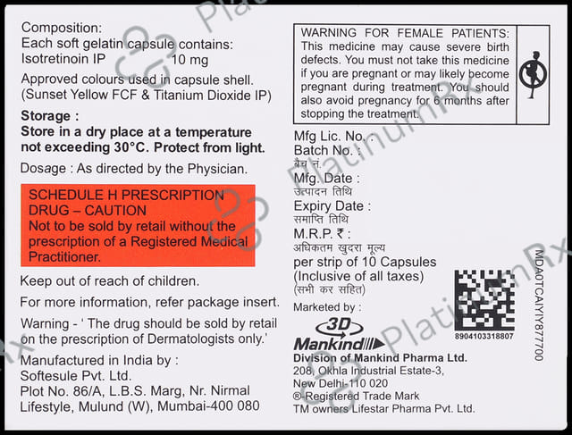 Zitblow 10mg Capsule 10s