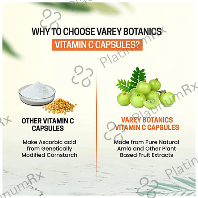 Varey Botanics Vitamin C 1000mg Capsule