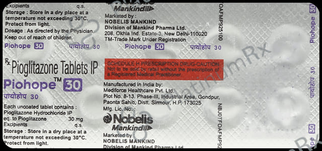 Piohope 30 Tablet