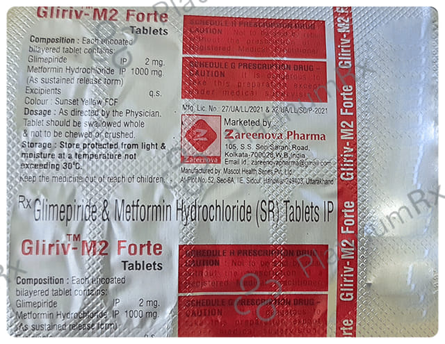 Gliriv-M 2 Forte Tablet SR